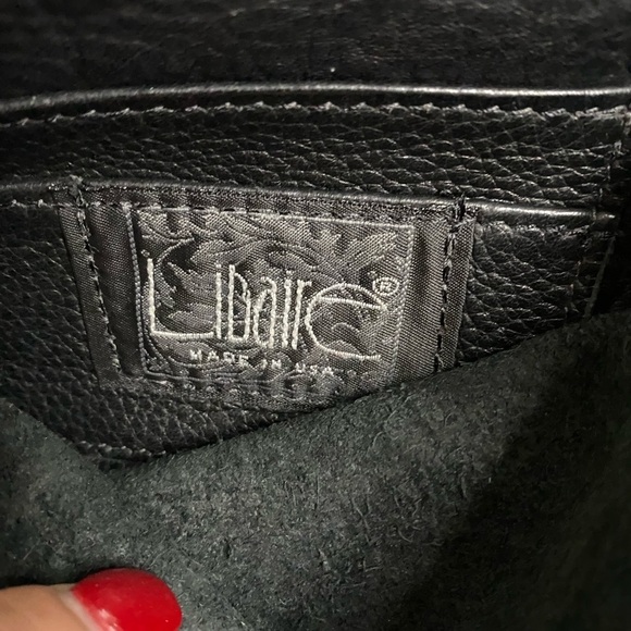 Libaire Black Crossbody Purse Made in USA - Picture 3 of 9
